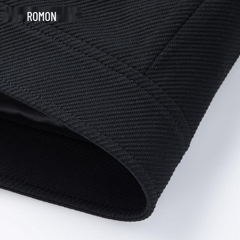 ROMON Men's Business Casual Short Lapel Jacket