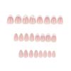Cat Eye White Bow – pink