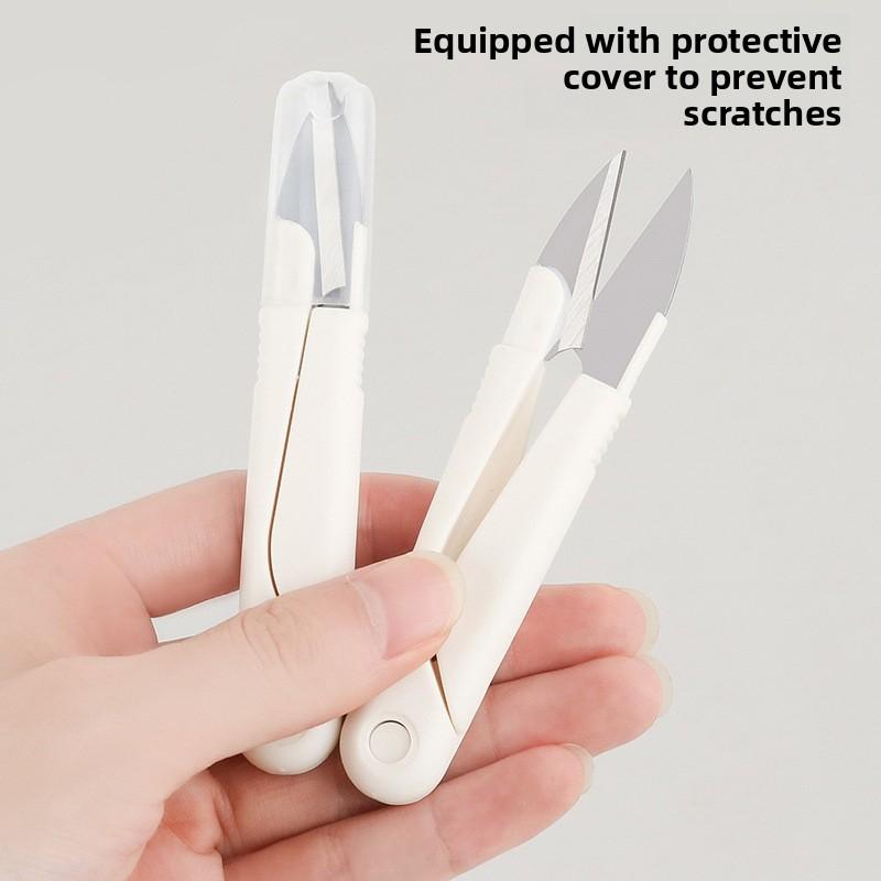 Foarfecă de croitorie pentru haine cu fir de ață pentru punct în cruce în formă de U cu husă