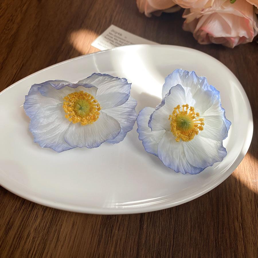 

Весенне-летние серьги-гвоздики с тканевыми цветами, модный супер сказочный дизайн, серьги с высоким чувством сладости и свежести, женские