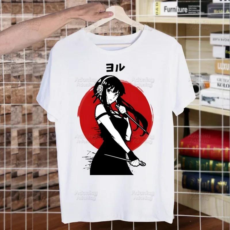 Spy X Family Spy Family Anya Smug Tshirt Men Shirt Harajaku Mens Casual Yor Forger Loid Forger Bond Forger Tee Short Sleeve Tops