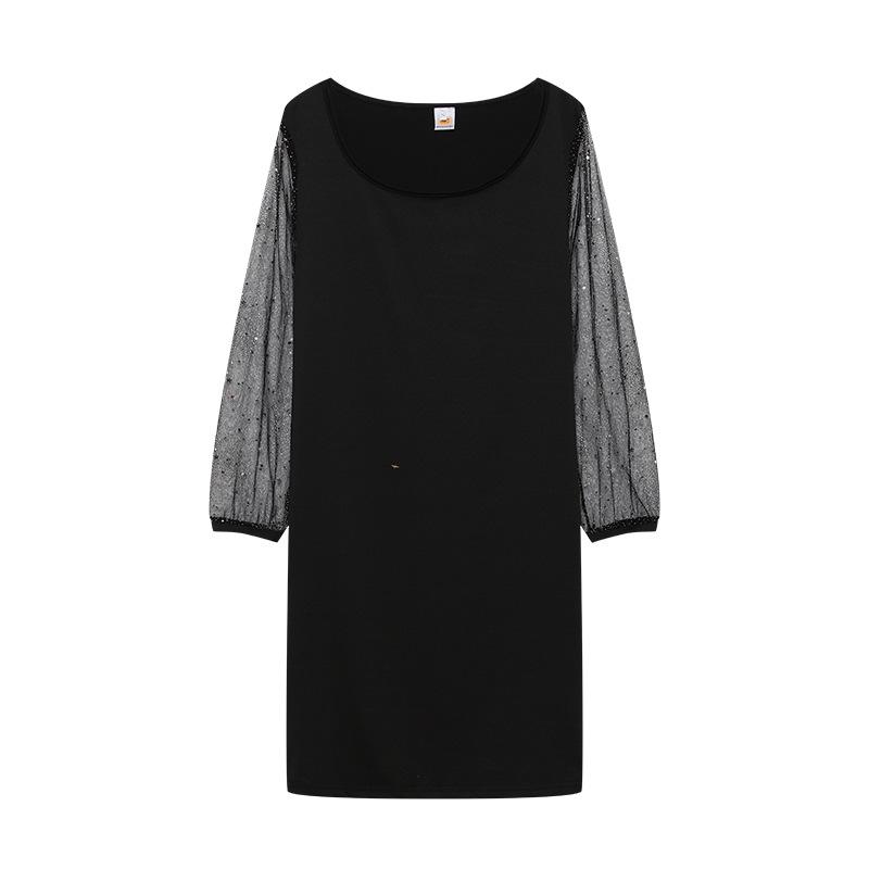 

Женское платье-сетка с пайетками, весна 2024 г. XXL