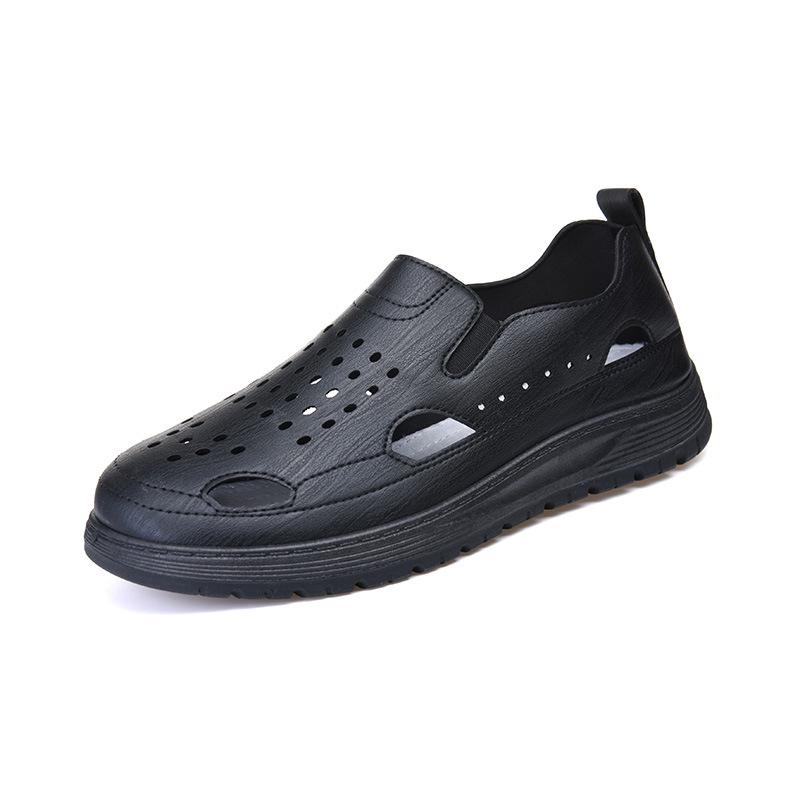 2025 Summer Men s Breathable Casual Beach Sandals - Hollow-out Outdoor Shoes 38