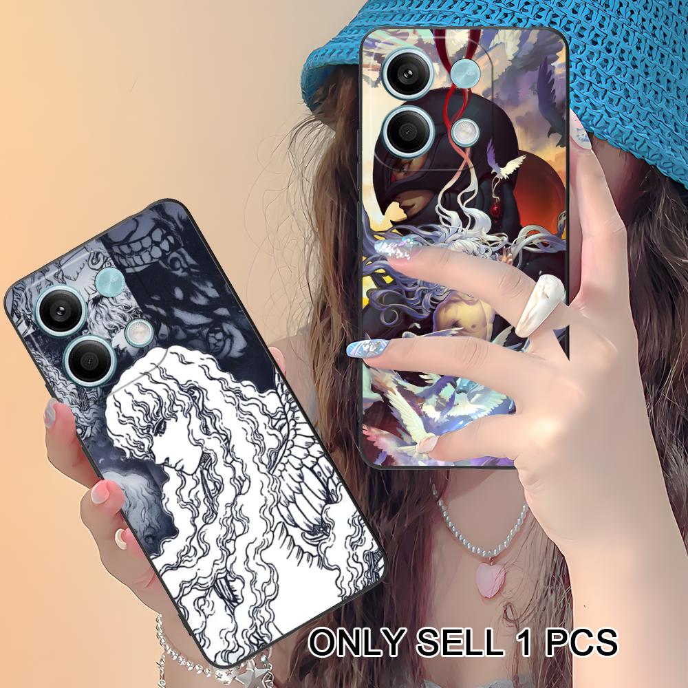 Anime Griffith Phone Case for Xiaomi Redmi Note 14 13 12 11 S Pro Plus 4G 5G Soft TPU Shockproof Cover