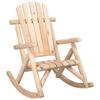 VidaXL Chaise à bascule de jardin 69x96x101 cm bois massif d'épicéa 363345