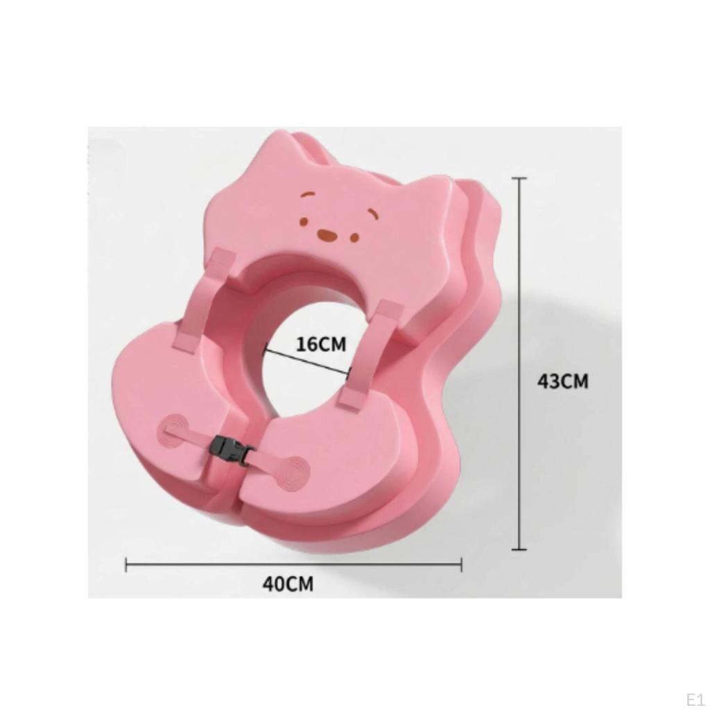Children's Armpit Swim Float NonInflatable Padded for Children Arm Flotation Devices Pink