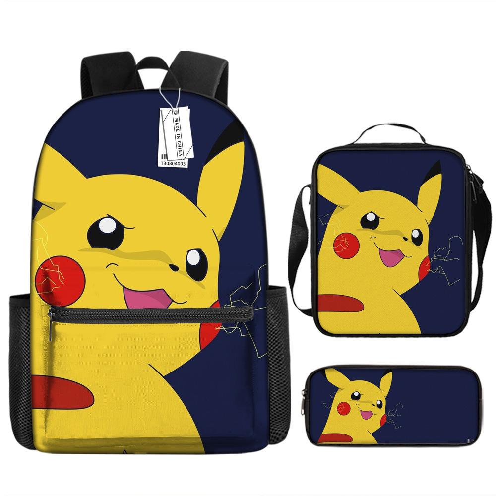 School Season Student Schoolbag Pokémon Pokémon Backpack Cartoon Satchel Pencil Case