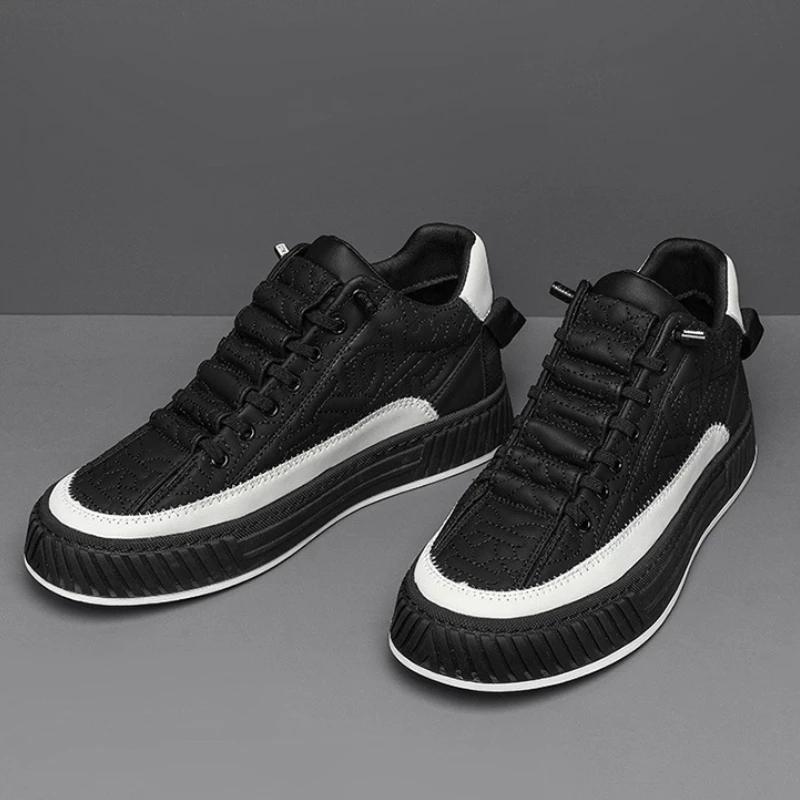 High Quality Fabric Men Sneakers Stylish Casual Shoes for Men Comfortable Breathable Slip-on Male Platform Shoes Tenis Masculino