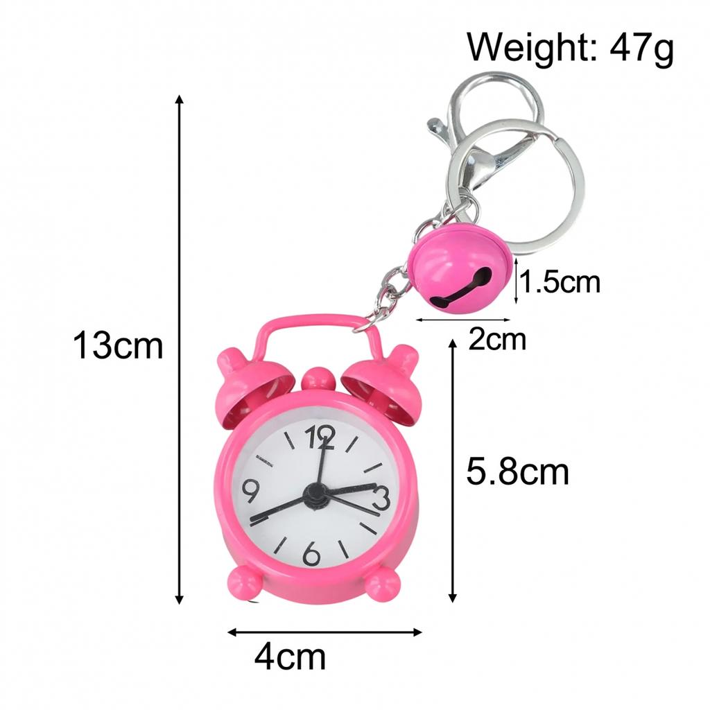 Unikalny Wybór Mini Budzik Brelok Wisiorek dla Przyjaciół i Bliskich