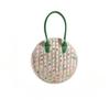 Colorful Rivet Canvas Circular Shoulder Bag Large Capacity Unique Design Casual Tote Bag for Women Fashion 4 New Style