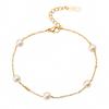 Exquisite Simple Imitation Pearl Stacked Anklets for Women Fashion Beach Vacation Daily Wear Birthday Gifts Jewelry Accessories