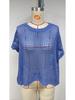 2025 Summer Women's Five-Sleeve Sexy Cutout Knit Beach Cover-Up Sweater