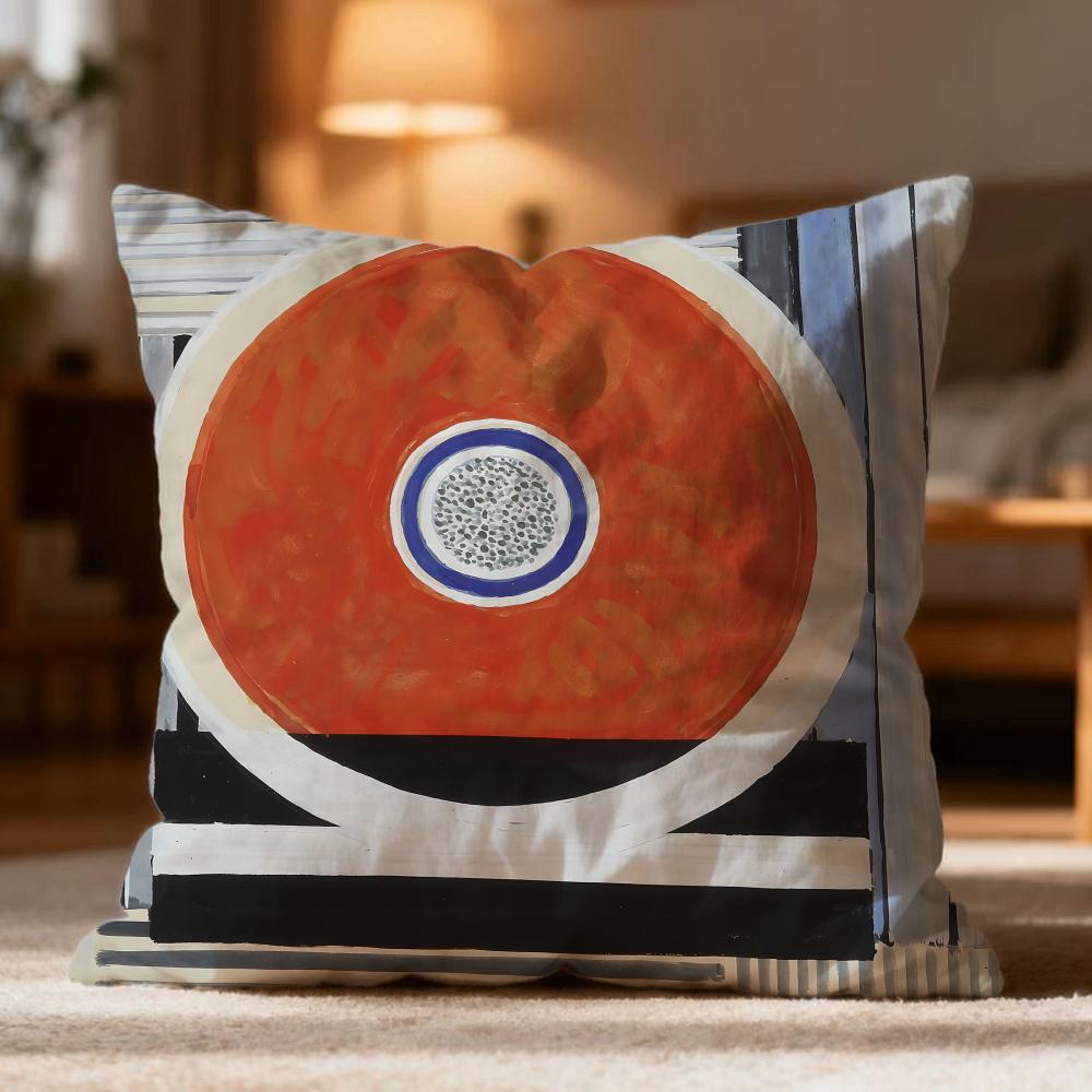 Fashion F-Ffrantisek Kupkaed Cushion Cover Soft Washable Pillow Case Multi-Scene for Couch Bed Travel Office Use