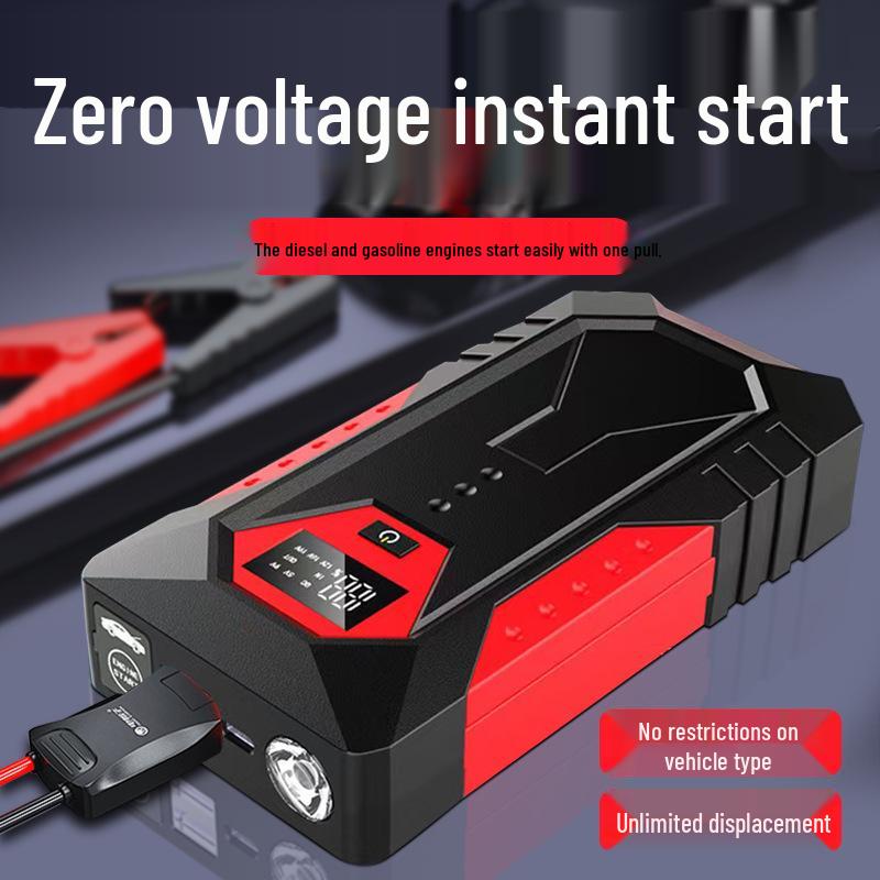 12V Car Emergency Jump Starter - Vehicle Battery Booster Device