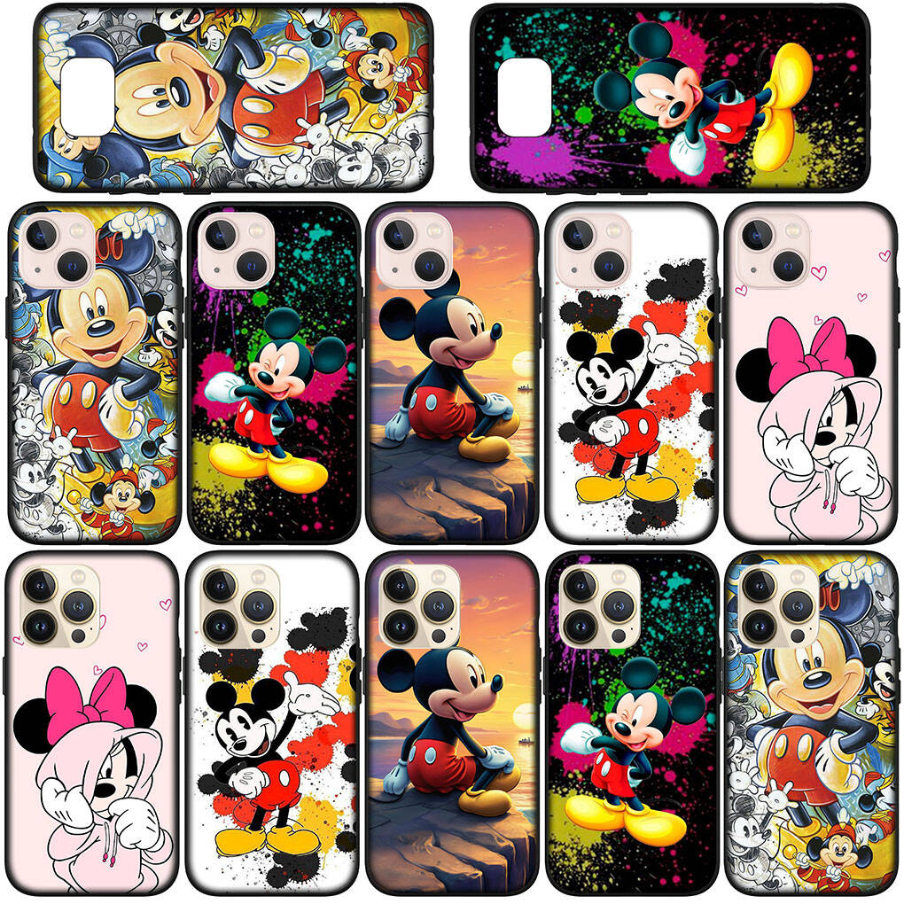 for iPhone 17 16 15 Xiaomi Poco F7 F8 X7 X6 F5 C85 C75 C71 M8 Redmi Note 14 13 12 11 Pro Max 14C 13C 15C A3 A4 Phone Case Cartoon Mickey Mouse Cover