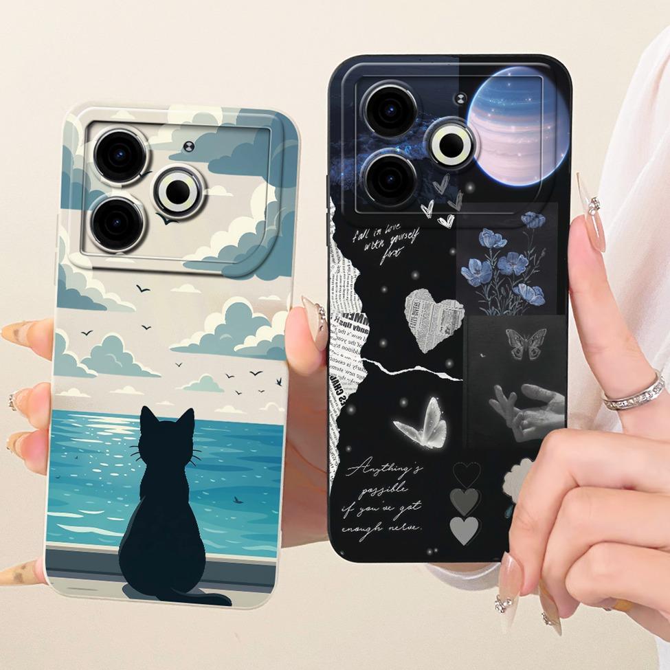 Handyhülle Für Tecno Pova 6 Neo 4G Hülle Mode Cartoon Niedlich Lustig Bemalt Silikonhülle Für Techno Pova 6Neo 4G