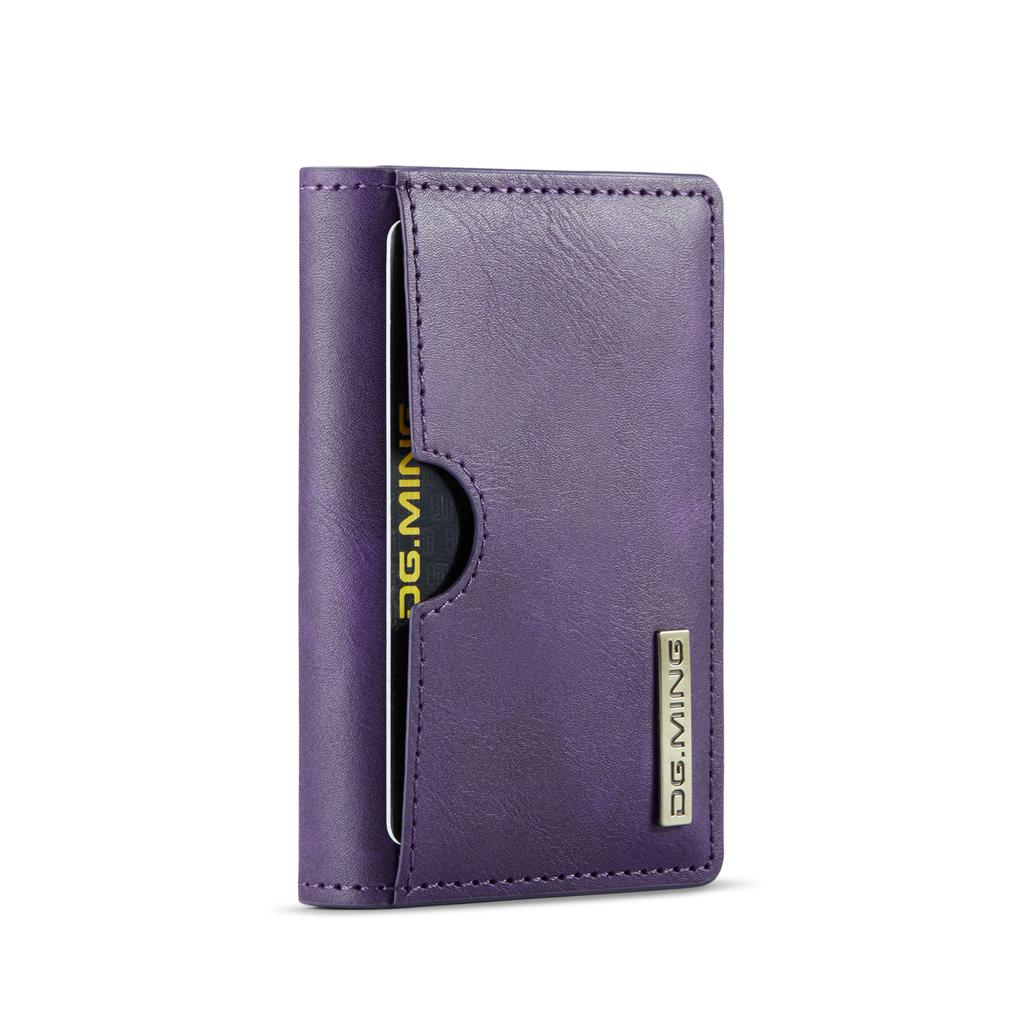 M6 Magnetic Detachable Leather Wallet for Iphone Samsung Phone Case Shockproof Full Protective Card Holder With Cash Pocket