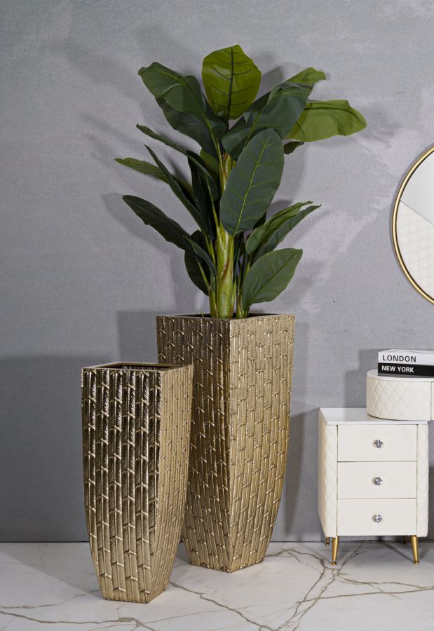 Vase Holder Gliss Set 2 Pcs Cm 40X40X99-32X32X84