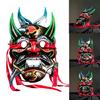 Hand Painted Nuo Operas Mask Masquerade Mask Party Mask Aesthetic Mask for Temple Halloween Christmas Cosplay Unisex