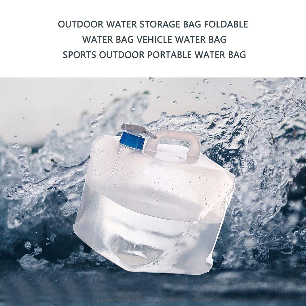 5/10/15/20L Collapsible Water Storage Container Outdoor Hiking Fishing Camping Foldable Drinking Bag Water Tank Bucket