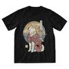 Akita Dog Samurai Warrior Tshirt Men Fashion Tee Tops Cotton T Shirts Short Sleeve Japanese Cartoon Animal Tshirt