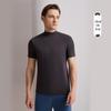 Men’s Modal Cashmere Silk Half-High Collar Short-Sleeve Top for Autumn/Winter