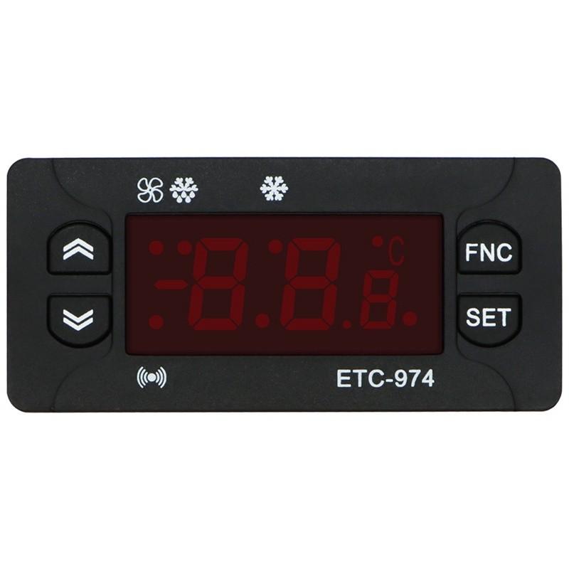 ETC-974 220V NTC Sensor Digital Temperature Controller Microcomputer Thermostats Refrigeration Alarm Defrosting Device