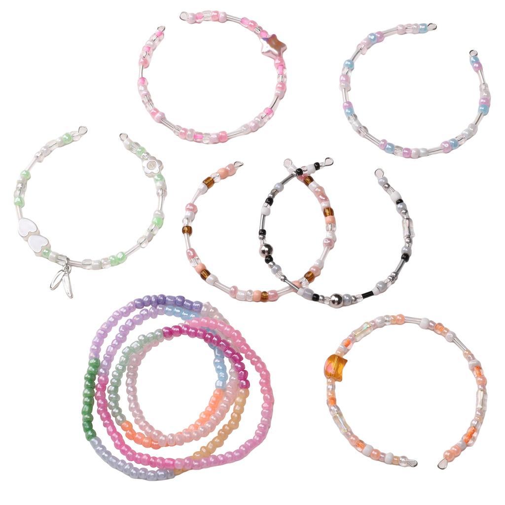 180Pcs Glass Seed Beads Cream Color Charm For Jewelry Making Accessories DIY Bracelet Necklace