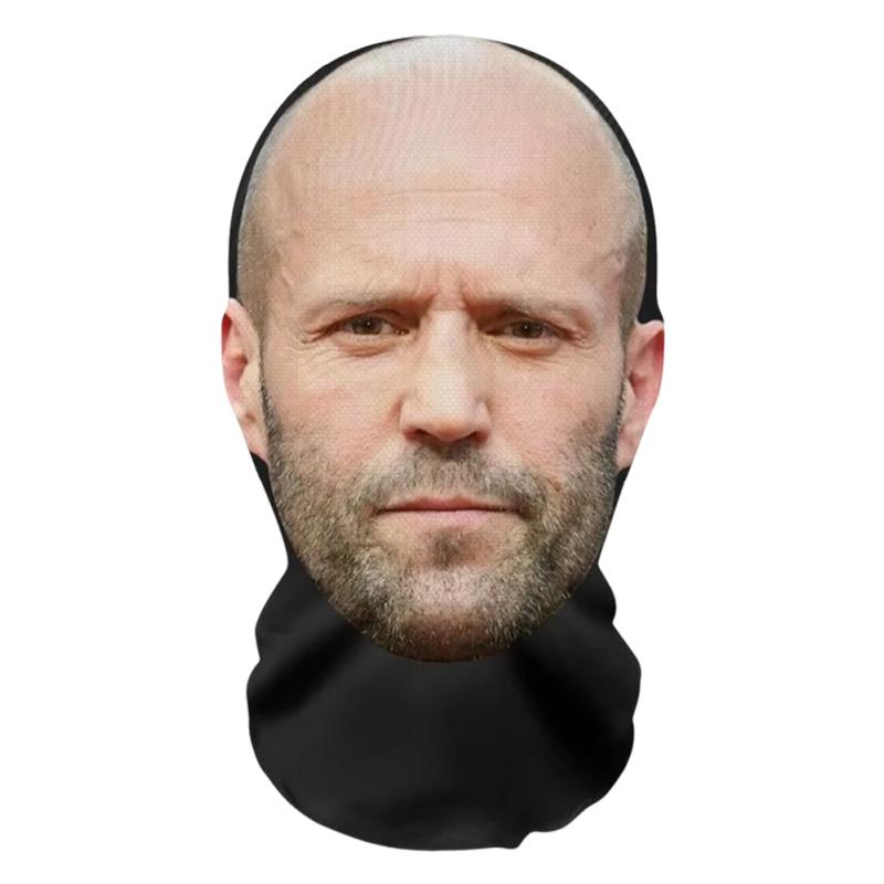 3D Geprint Beroemdheid Realistisch Gezichtsmasker Stretch Gaas Volledig Gezichtsmasker Mannen Role Play Hoofddeksel Hip Hop Balaclava Cosplay Masker