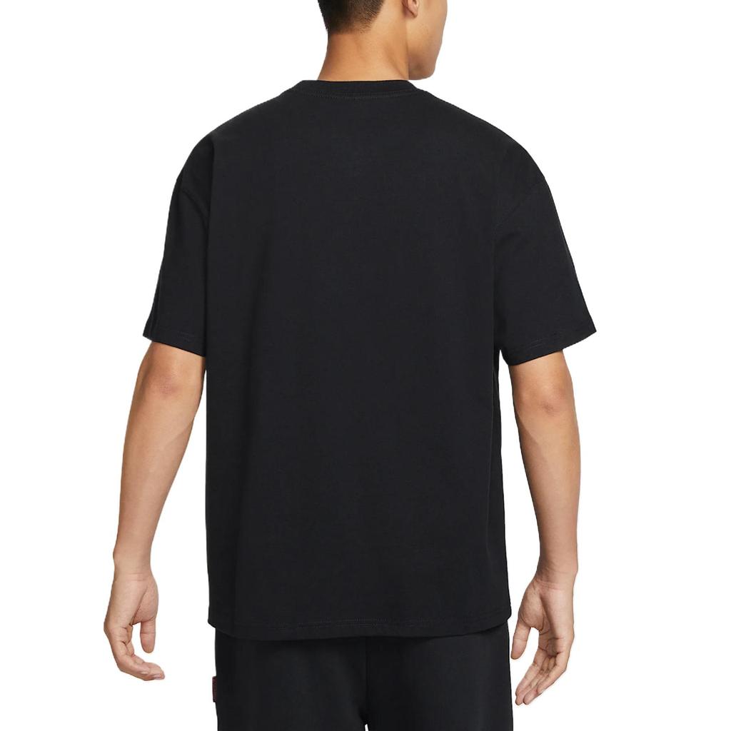 Nike Sportbekleidung Bequeme Mode Vielseitiges Kurzarm-T-Shirt Herren Tops Schwarz IB1383010