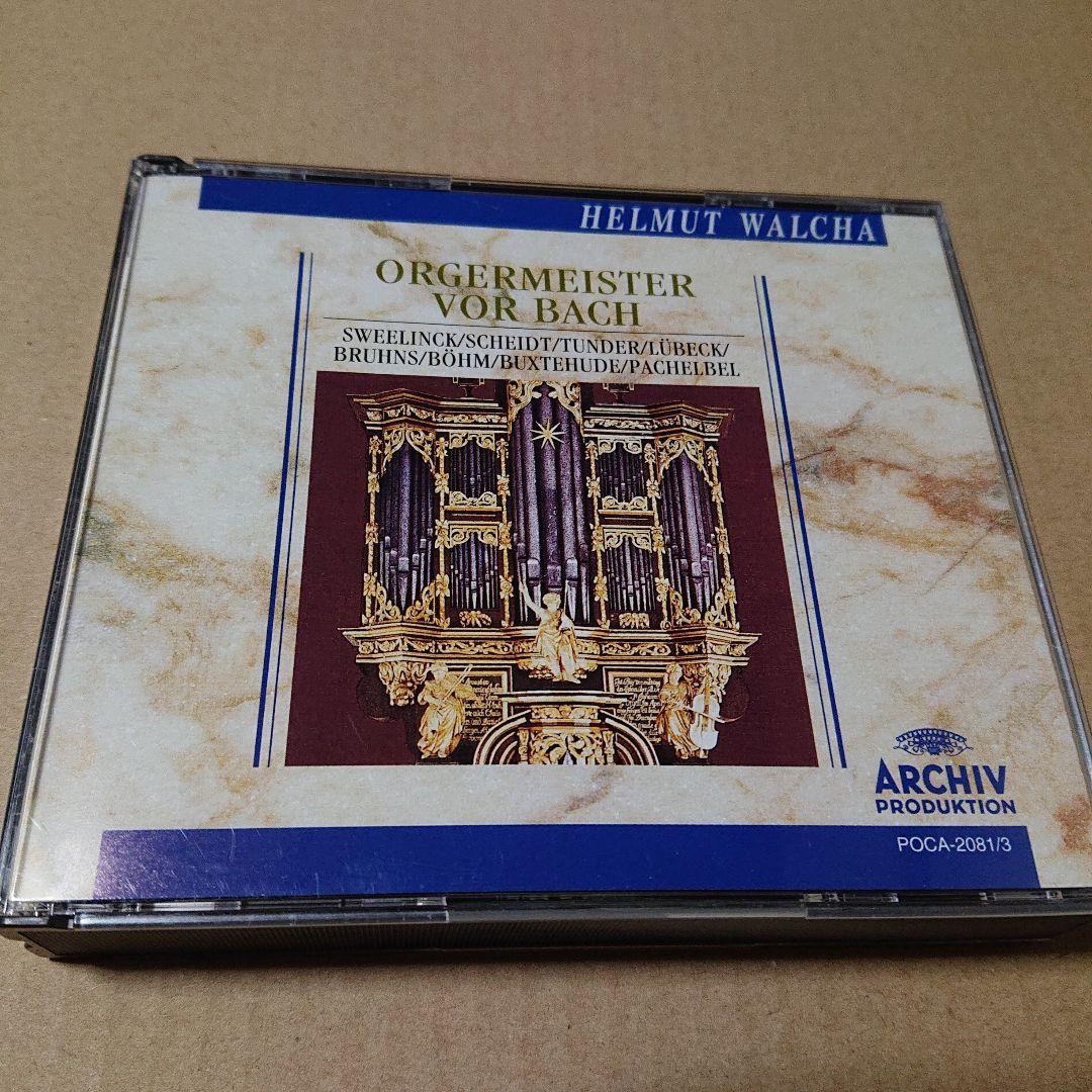 

[USED] Used CD Helmut Walcher / Masters of the organ before Bach 3-disc set without obi