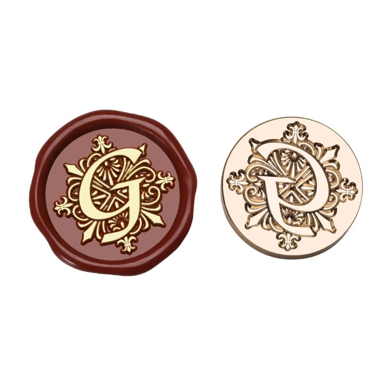 Letter Series Sealing Wax Stamp for Christmas Envelopes Card Wedding Invitation Decorations Capital F Wax Seal Stamp