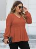 Plus Size Solido Sexy Elegante T-shirt da donna con scollo a V Chic Basic Dolce Streetwear Top femminile coreano Fashion Design Casual Slim Abbigliamento 2024