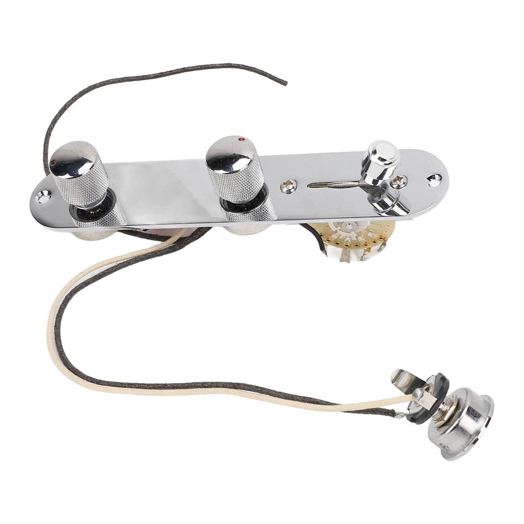 Guitar Control Plate 5 Way Switch 250K Ohm  Potentiometers Volume Tone Controls Plate for Tele Guitar
