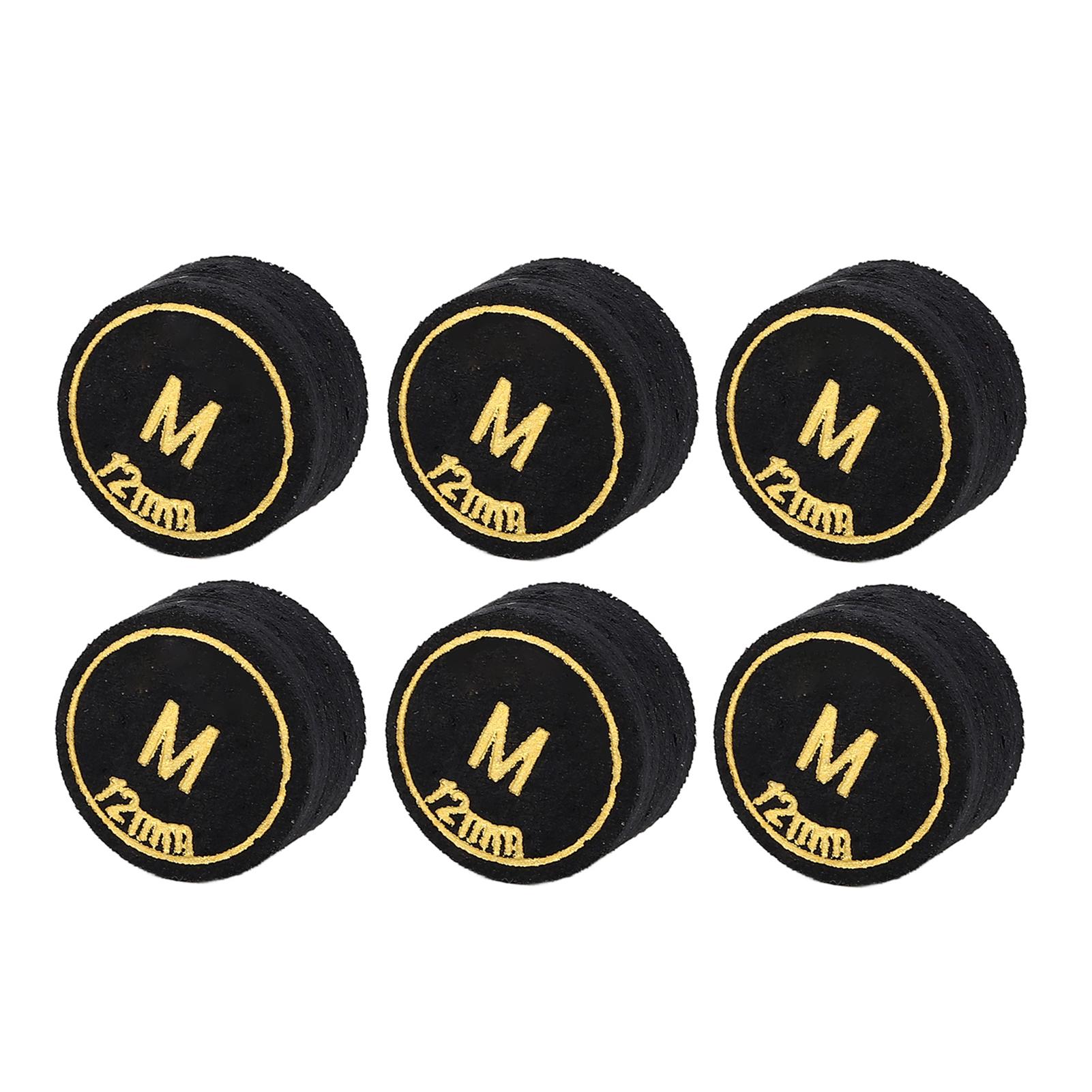 

6 шт. Наклейки для бильярдного кия 12 мм Бильярдные наклейки для кия Легкие наклейки для кия Замена для