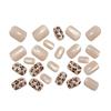 Autumn And Winter Cat-eye Leopard Print Manicure, Wearable Nail Patches, Whitening Finished Nail Art Patches, Removable Nail Art Patches, Fake Nails