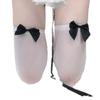 Japońskie Pończochy do Ud z Kokardką dla Kobiet