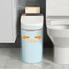 15-liter Fashionable Trash Can with Lid - One-click Lid Opening Design, Effectively Sealing Off Odors