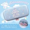Allone EVA Color Pouch for Gaming #Unipo Sanrio Characters Cinnamoroll, 12.5 x 4 x 26.5 cm, Light Blue, Milk, with Inner Pocket, Lightweight,
