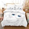 Cool Icon Teru Momijiyama Graphic SHY Anime Bedroom Decor Bedding Duvet Cover + 2 Pillowcases Shonen Anime Fan Room Decor