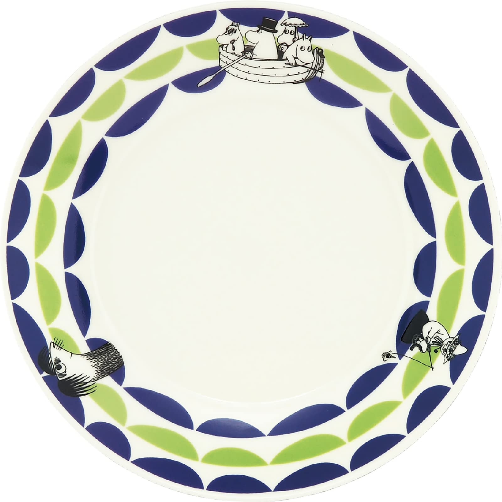

Yamakasyoten Moomin Kuvio 19 Plate (Wave)