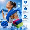 Instant Ice Cooling Sports Towel, Quick Dry Chill Sweat Absorbent Cold Towel for Outdoor Gym Running Travel