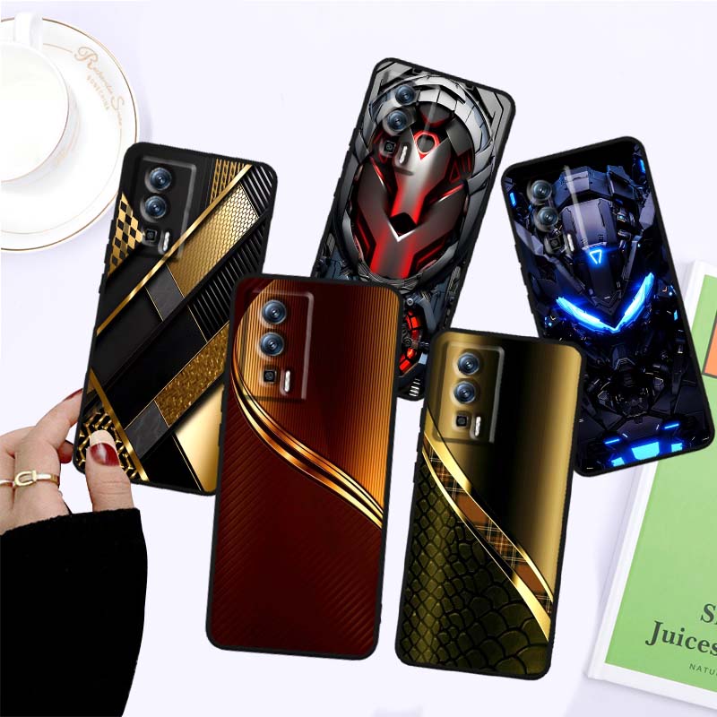 Mechanical style pattern For Xiaomi Redmi 12 13C 12C 13 10C 9T A2 9A 9C 7A Note 10S 8T 10 9 8 Pro 4G 5G Black Phone Case