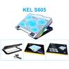 S605 RGB Light Laptop Cooling Pad Height Adjustable Gaming Notebook Cooler with Phone Holder
