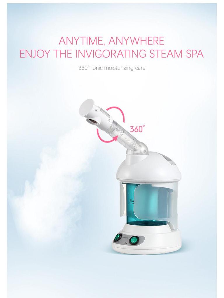 Kinco Nano Ionic Hydrating Facial Steamer & Eye Moisturizing Spray Humidifier