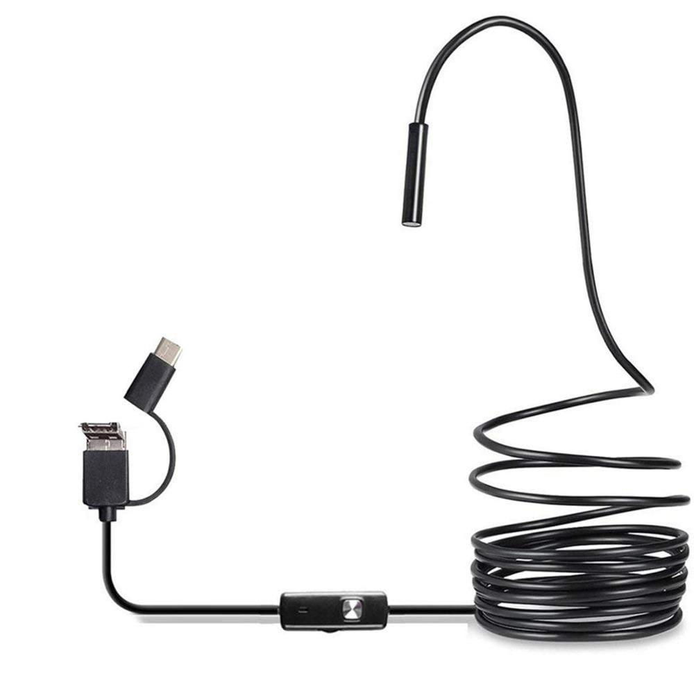 

408P/720P/1080P Inspection Camera IP67 Waterproof Borescope 3 in 1 Endoscope Pipe Inspection 480P