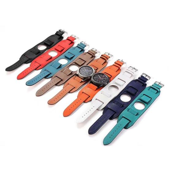Replacement Genuine Leather Bracelet for Samsung Watch Band Gear S3 Frontier