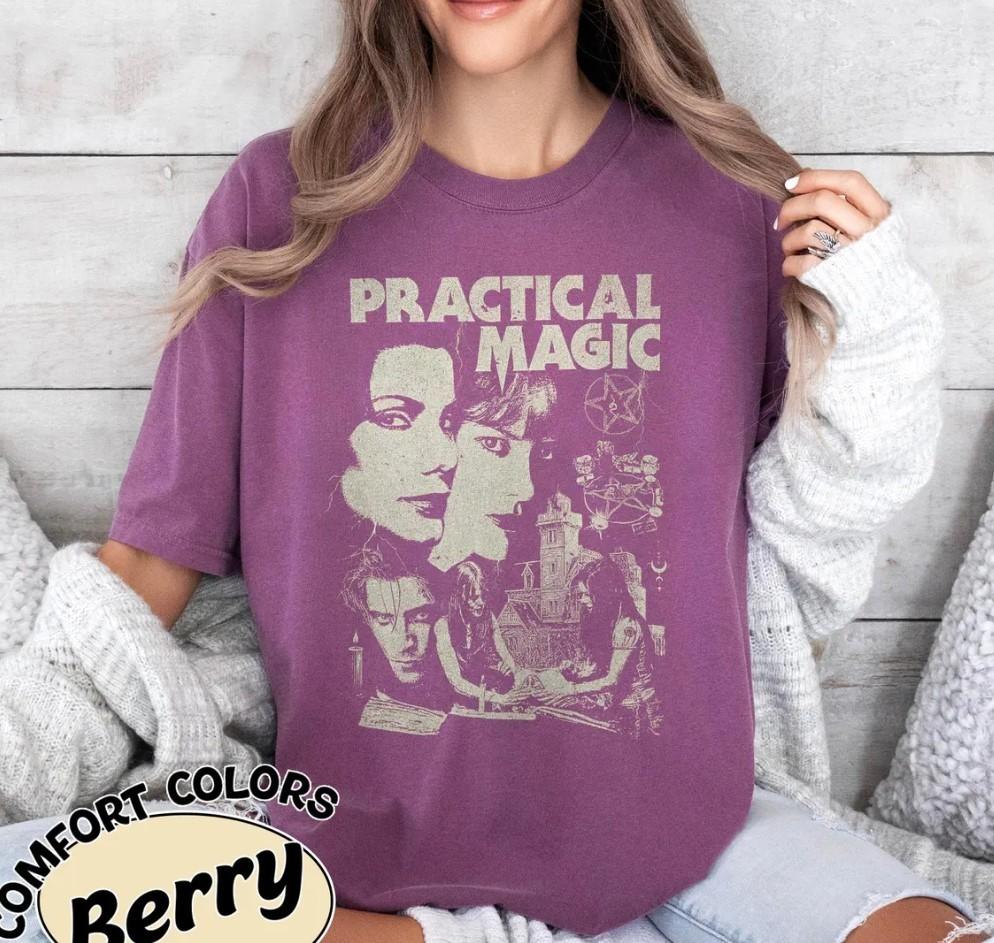 Practical Magic Vintage Graphic Movie Tee. More Colors Size S-4XL L