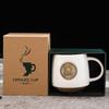 Shangqi Bronze Scale Ceramic Coffee Mug
