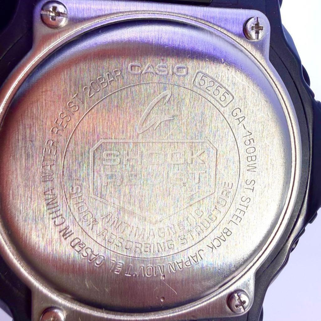 Used [Good Condition] Casio G-SHOCK GA-150BW Watch Garish Black Men's